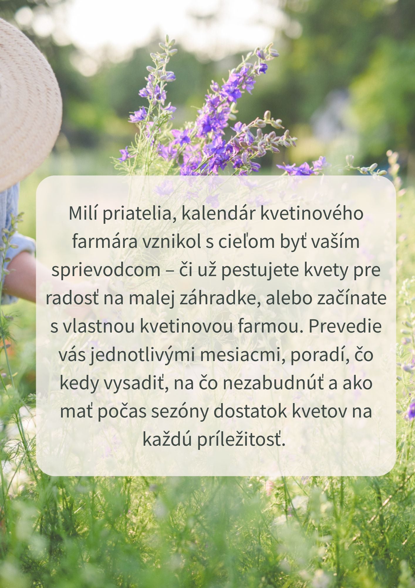 Kalendár kvetinového farmára 2026 + darčekový poukaz na kvetinový samozber