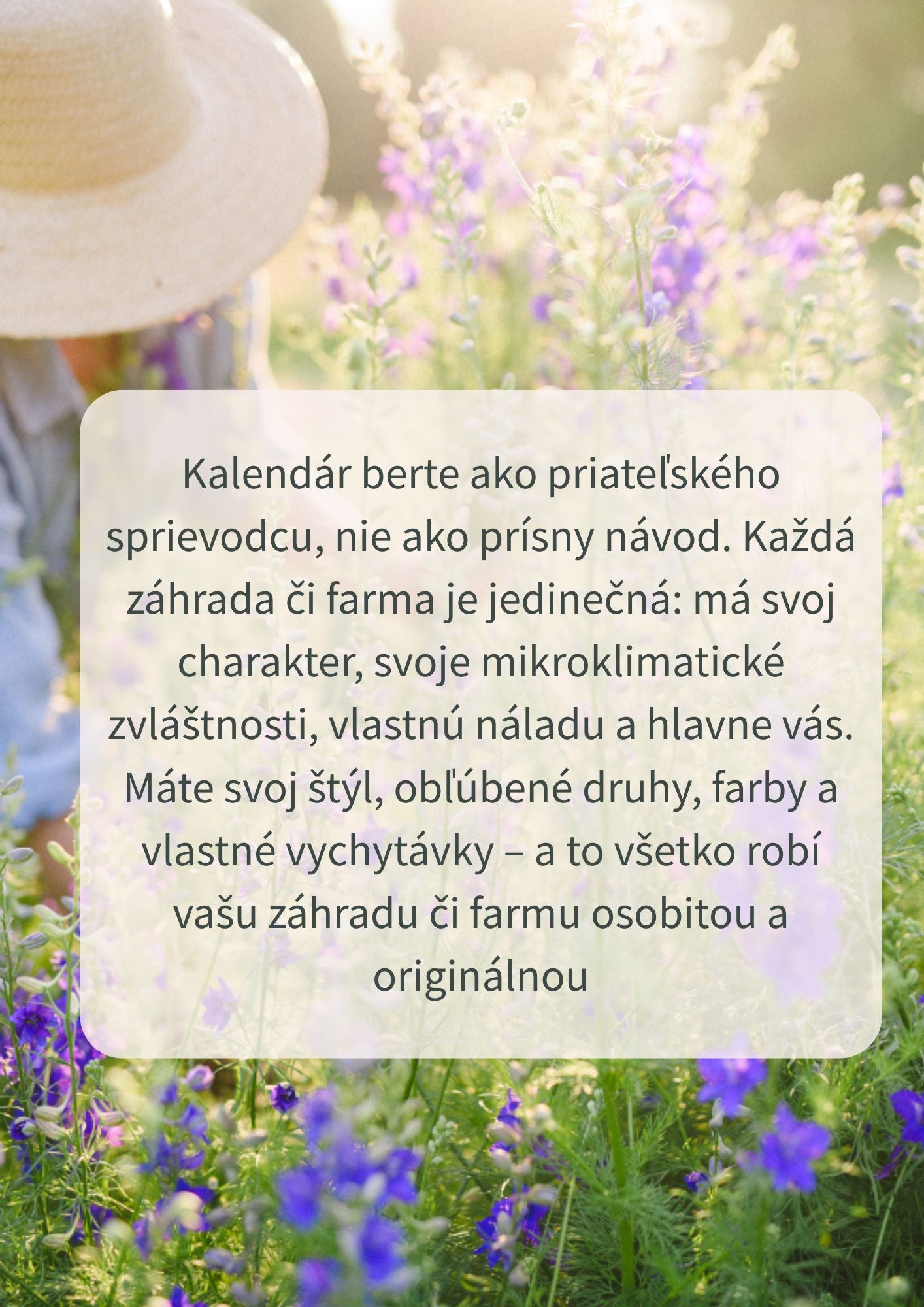 Kalendár kvetinového farmára 2026 + darčekový poukaz na kvetinový samozber