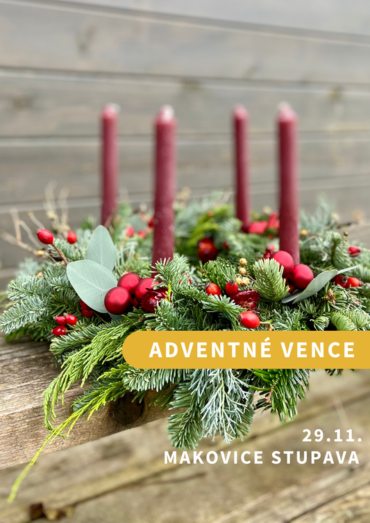 Adventné venčekovanie v Makoviciach, Stupava, SOBOTA 29.11.
