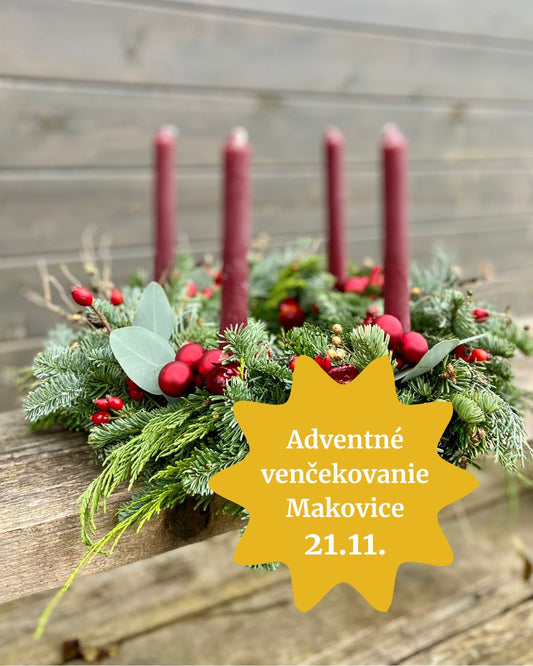 Adventné venčekovanie v Makoviciach, Stupava, SOBOTA 21.11.